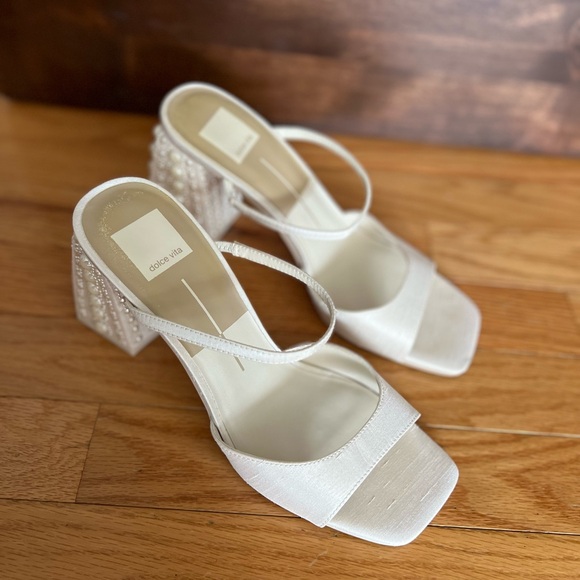 Dolce Vita Jenny Pearl Ivory Heel - Picture 2 of 6